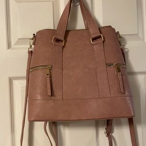 Madison West pink purse/backpack